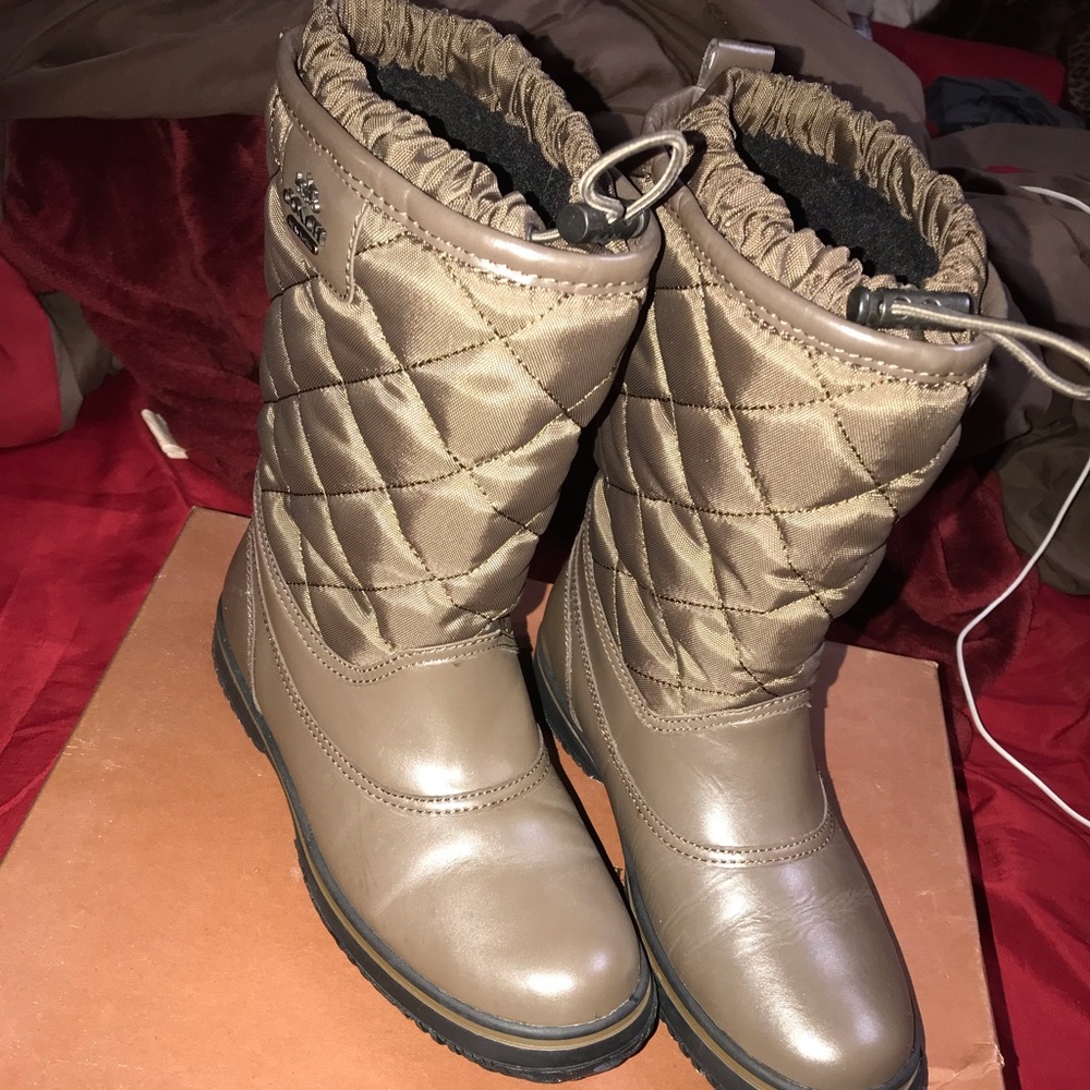 Brown Winter Boots- Coach